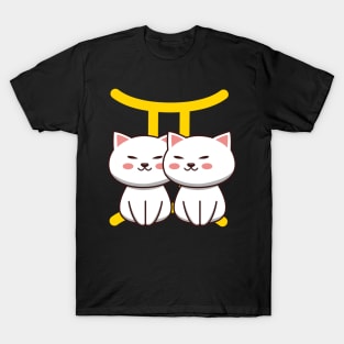 Gemini Zodiac Cat T-Shirt